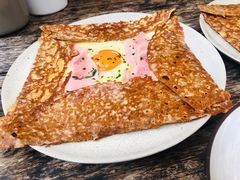 巴黎火腿鸡蛋芝士蘑菇可丽饼-RAC BAR(安福路店)