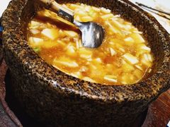 石锅鸡汤豆腐-绿茶餐厅(王府井永宁门店)