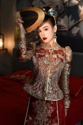 -懿沉香中式嫁衣礼服秀禾服龙凤褂马来褂旗袍总店