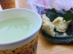 青豆豆浆-叶婆婆豆浆馍馍