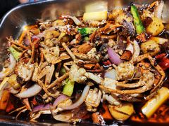 招牌香辣蟹-休记光头香辣蟹干锅店(衣冠庙店)