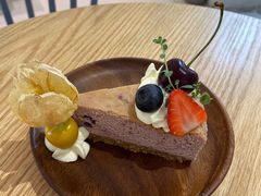 蓝莓冻芝士-COTTON CAFE(德信·中外公寓店)