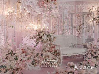 春季必选樱花浪漫的欧式古堡，粉色纯洁梦幻婚礼