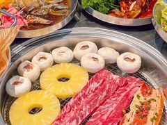 -明洞阿姨·韩式酱蟹烤肉·创意料理(三元桥店)