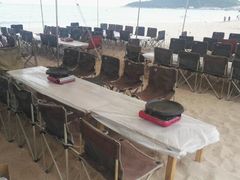 就餐区-山海一众流清河沙滩露营地·团建拓展·沙滩烧烤