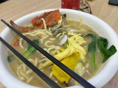 梭子蟹三鲜面-木木鲜海鲜面(天一店)