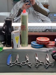 -595barbershop美式油头