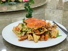 姜葱炒肉蟹-东豪园林海鲜酒家(南港路辅路店)