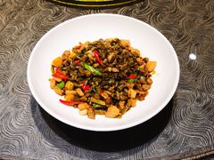 酸豆角炒肉沫-福季酒店(怡园绿景店)