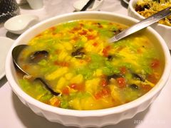 五彩疙瘩汤-船歌·鱼水饺青岛菜(石老人店)