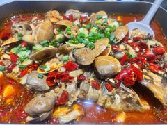 爆汁小海鲜甜麻辣口味烤鱼-鱼酷活鱼烤鱼(北美店)