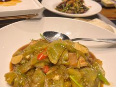 青番茄炒肉-鹊华居·地道鲁菜·海鲜·融合味(大明湖店)