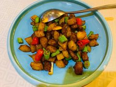 黑椒土豆牛肉粒-顺峰海鲜酒楼(省府店)
