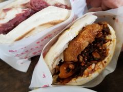 -清真马乐贝腊牛肉蛋黄菜夹馍(马蓉洒金桥店)