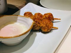 鸡肉丸配温泉蛋-山葵家·创意料理(临平银泰城店)