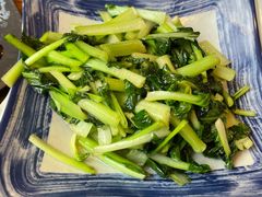 清炒菊花菜-汤河清真餐馆
