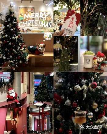 当凛冽的寒风奏响冬日的序曲,街角的咖啡店便化身为圣诞