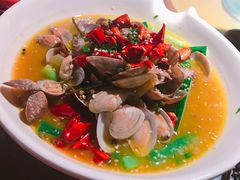 辣炒花蛤-桂满陇·蟹黄小笼汤包(中山公园店)