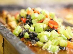 温香豆豉烤鱼（清江鱼/份）-锦尚阁烤鱼•天津菜(宣武门胡同店)