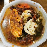 牛肉里面配的是土豆粉，这个粉最好吃