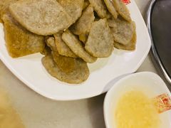 老北京素油煎灌肠-京门老爆三·铜锅涮肉 爆肚(望京店)