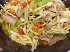 干锅鸡汁笋-湘盛园湖南土菜馆