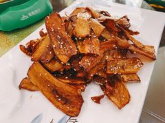 烧汁杏鲍菇-抹直口特色菜馆(一店)