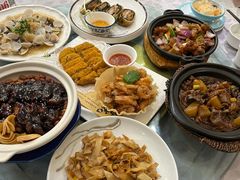 鲍鱼汁手工客家蛋饺煲-鹭园酒家·四十年老字号