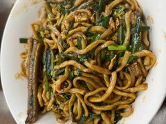 农家红炒长鱼炒面-三百碗宝应长鱼面(板仓街店)