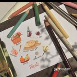 小清新的铅笔画，看一眼就爱上~