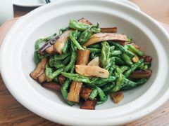 山茄长豆角-船歌·鱼水饺青岛菜(金狮广场店)