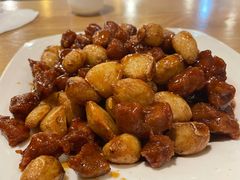 黑蒜子牛肉粒-陈傻子餐厅(世纪都会店)