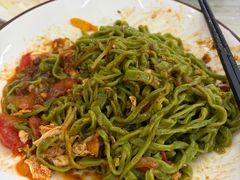 四合一油泼菠菜面-肖妈妈手擀面(武夷店)