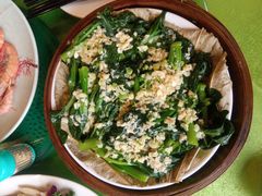 笼仔蒜蓉蒸菜心-盛港湾海鲜食府(黄沙店)