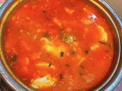 海鲜鲜豆腐汤-老炉家木炭烤肉(长江国际店)
