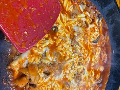 八爪鱼微辣-红辣椒八爪鱼特色韩国料理