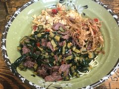 黄瓜皮炒牛肉-刘氏三和面馆