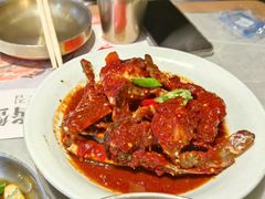 -草家酱蟹炭火烤肉店(珲春南路一店)