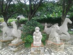 花岗岩圆雕十二生肖-东莞市可园博物馆