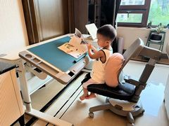 -康朴乐儿童学习桌椅(蓝色港湾店)