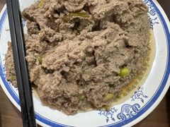 麻豆腐-老爆肚满五香烧牛羊肉