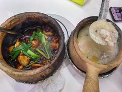 -长城砂煲田鸡粥