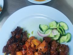 沙爹鸡肉串-黄亚华小食店(Jalan Alor)