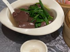 沙姜韭菜浸猪红-叶氏大快活酒楼·佛山老字号