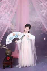 -后宫·古装汉服京剧儿童亲子全家福摄影