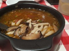 蘑菇汤莜面鱼鱼-西贝(大华虎城店)