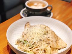 芥末籽奶油慢煎菇扒意大利面-BE BRIGHT KITCHEN(正佳广场店)