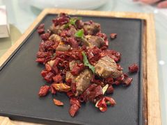 葱爆茴香牛肉粒-张生记(丁香国际店)