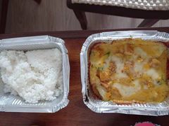 葡式咖喱鸡肉焗饭-必胜客(东岳店)