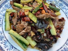爆炒合腰-都江堰石锅鱼